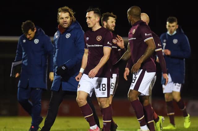 Aaron McEneff impressed Hearts fans with his performance off the bench. Picture: SNS