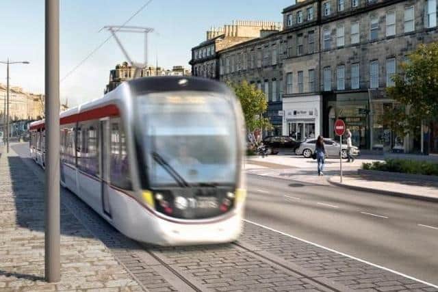 An artist's impression of how the tram might look. Pic: Edinburgh City Council.
