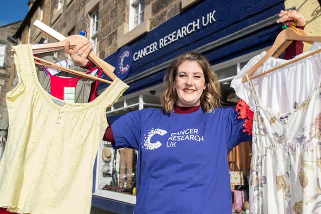 Lisa, from Port Seton, works at the Cancer Research UK in Haddington