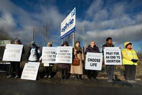 The anger over inadequate abortion services provision in Scotland comes amidst growing pressure to impose buffer zones outside clinics to protect women from abuse. Picture: PA