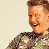 Greg McHugh brought his Gary: Tank Commander to a Fringe benefit for the Scottish stand-up Raymond Mearns.