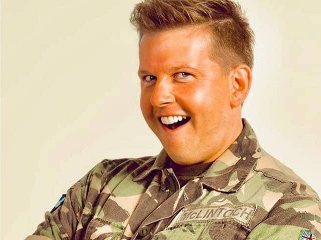 Greg McHugh brought his Gary: Tank Commander to a Fringe benefit for the Scottish stand-up Raymond Mearns.