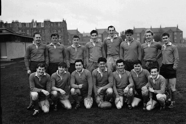 The Haddington football team in October 1962.