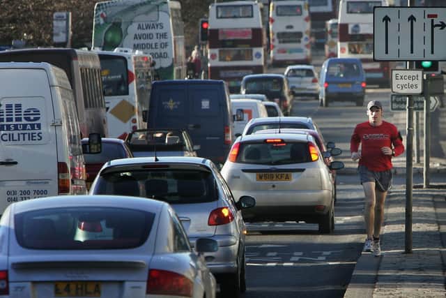 Latest figures show car use in Edinburgh is increasing despite the aim of reducing it by 30 per cent by 2030. Picture: Christopher Furlong/Getty Images.