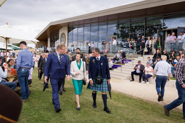 Princess Anne, the Princess Royal, was among high-profile visitors to the 2023 Royal Highland Show.