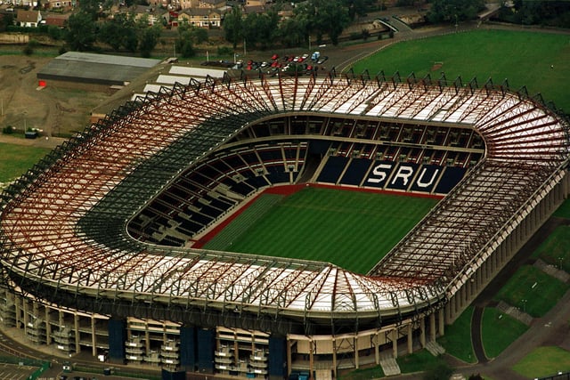 This aerial view photo of Murrayfield Stadium was taken in 2005 ahead of the Live 8 concert held there. Acts on the bill included Snow Patrol, Peter Kay, Travis, The Corrs, Bob Geldof and Annie Lennox.