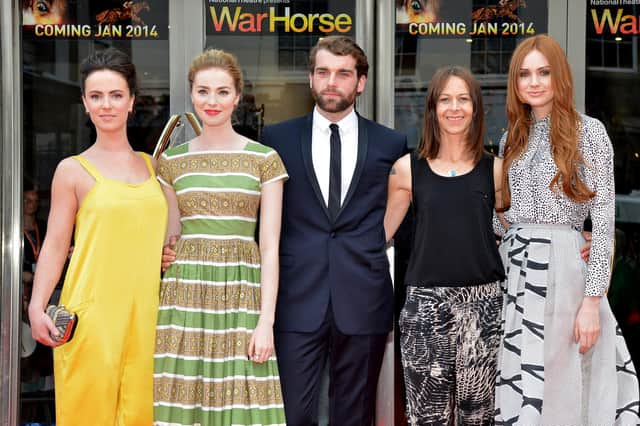 Karen Gillan at the Edinburgh International Film Festival with the cast of Not Another Happy Ending