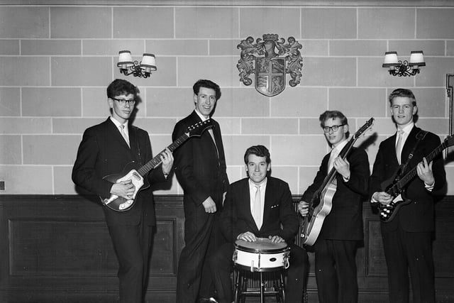 George Watson's College band 'Unit One', who won the the first heat of the Edinburgh Progressive Association competition at the Palais in 1963.