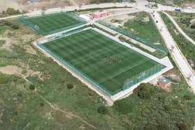 Hibs will play Europa at the Estepona Football Center. Picture: Estepona Football Center YouTube / Screengrab