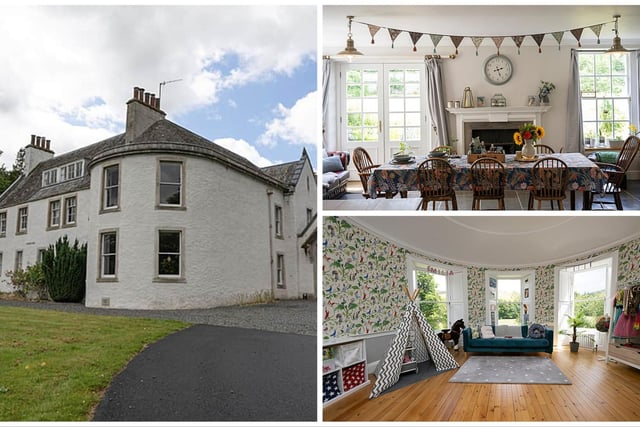 An historic renovation thought to date back to the 16th century. Manor House is now home to Megan, husband Mike and their children, Caleb and Emilia. Photos: BBC Scotland