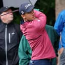 Grant Forrest in action durng the opening round of the BMW PGA Championship at Wentworth. Picture: Warren Little/Getty Images.