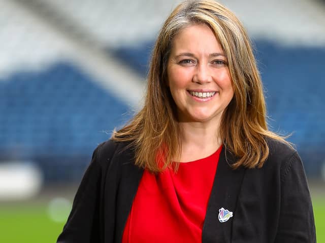 Aileen Campbell, CEO of Scottish Women's Football said that Raith Rovers' decision to sign David Goodwillie was 'badly misjudged' and 'sent the wrong message to society - particularly to women' (Photo: Colin Poultney).