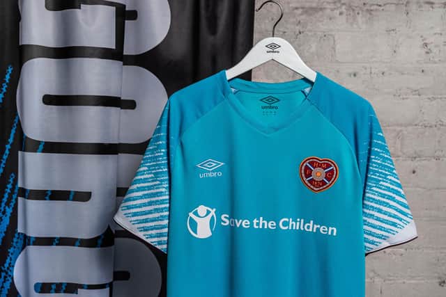 Hearts' new away shirt. Pic: Heart of Midlothian FC