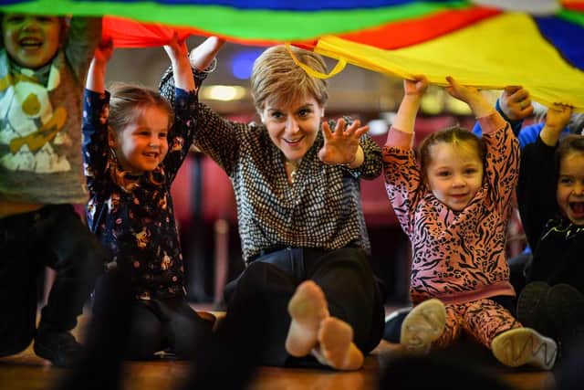 Child poverty was increasing in Scotland before the pandemic hit, the latest figures show, moving further away from the Scottish Government’s targets to tackle the problem. 
 (Photo by Jeff J Mitchell/Getty Images)