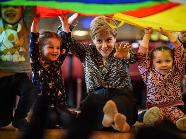 Child poverty was increasing in Scotland before the pandemic hit, the latest figures show, moving further away from the Scottish Government’s targets to tackle the problem. 
 (Photo by Jeff J Mitchell/Getty Images)
