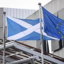 Nearly three-quarters of Scots believe Holyrood should decide the country’s future relationship with the European Union, a new survey suggests. (Photo by Andy Buchanan / AFP)