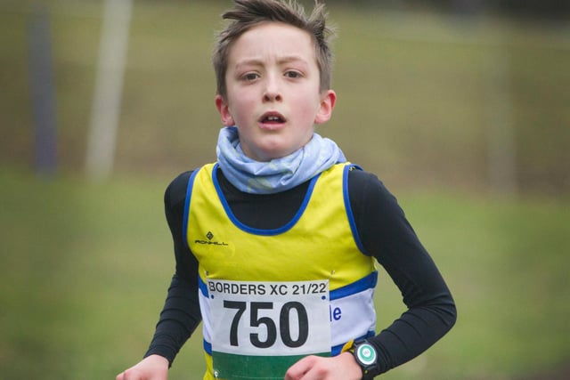 Callum Murray, running for Lauderdale Limpers, was 15th fastest boy aged 10 or 11, clocking 13:50