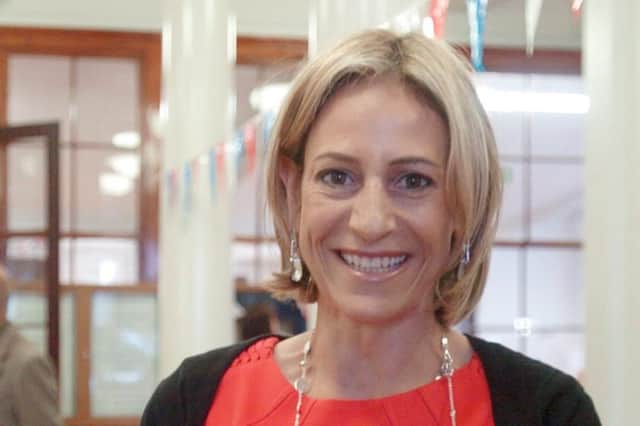 Newsnight presenter and former pupil Emily Maitlis, from Sheffield