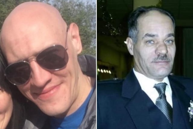 On November 1, Derek Johnston (left) and Desmond Rowlings were found dead inside a flat in Greendykes Road. 
The bodies of the men, who were aged 37 and 66 respectively, were discovered by officers who had responded to a call at the address. The families of Derek and Desmond said they would be “forever missed and remembered with love”.
Two men were later arrested and charged and appeared in court accused of two counts of murder.
