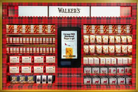 Walker's vending machine at Edinburgh Airport World Duty Free store.