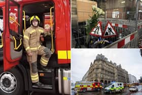 Tributes have been paid to Barry Martin, the firefighter who died after battling the blaze at Jenners in Edinburgh's Princes Street (PA/other)