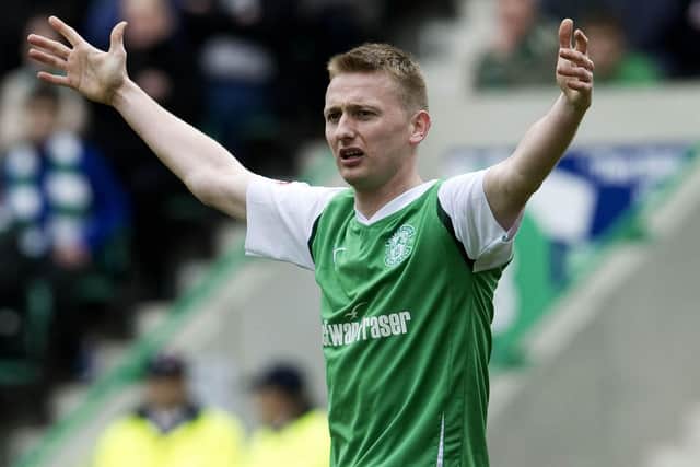 Derek Riordan netted over 100 goals during his time at Easter Road. Picture: SNS