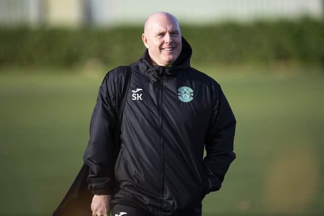 Hibs academy director Steve Kean will see his boys take on Nantes in the next round of the Uefa Youth League. Picture: SNS