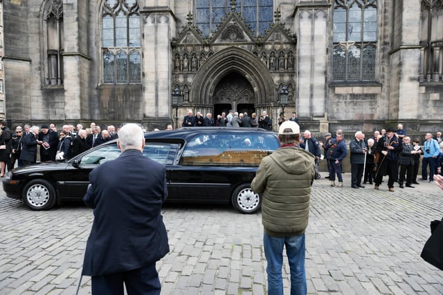 Hundred of mourners turned out to say a final farewell to legendary Edinburgh boxer and former world champion Ken Buchanan, one of Scotland’s greatest sporting heroes, who died on April 1, aged 77.   His life was celebrated at a service in St Giles’ Cathedral after a funeral procession which began in Leith and drove slowly past the former site of Sparta Boxing Club and the Ken Buchanan statue at the top of Leith Walk.  Tributes called him 'a true man of the people' and 'a truly great champion'.