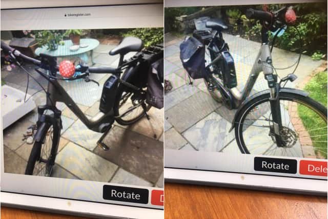 Carla is hoping to track down her electric bike after it was stolen from an underground car park in the north of Edinburgh.
