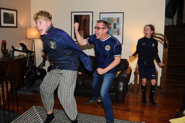 The Robertson family finally seeing Scotland make it to the final of a major tournament for the first time in 22 years.
