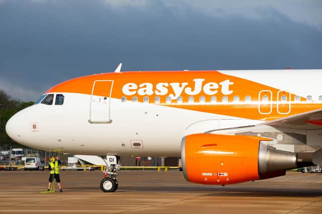 Spanish police met an EasyJet flight from Edinburgh to the Canary Islands on the runway to remove a “disruptive passenger”, the airline has said.