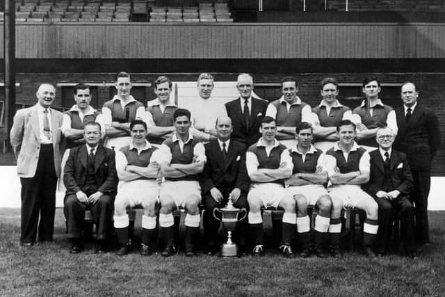 The Hibs league-winning team of 1951/52