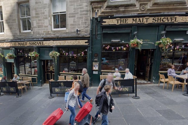 With a rating of 4.2 stars is the Malt Shovel Inn. The historic pub is handily located on Cockburn Street, near Edinburgh Waverley Station, on the border of the city's Old Town and New Town.