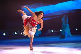 Moana in Disney on Ice, which is touring the UK in 2022 (Disney)