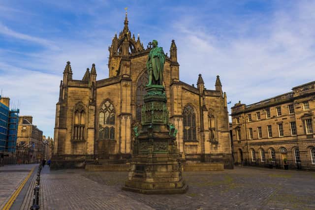 A procession up the Royal Mile to St. Giles Cathedral is expected to take place on Monday.