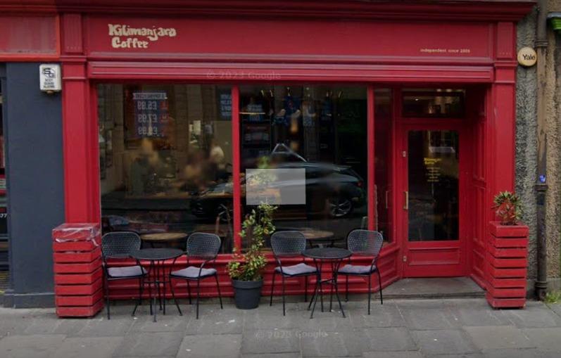 Kilimanjaro Coffee was picked as a top coffee spot by Edinburgh Evening News readers. The Newington cafe is a relaxed hangout for coffee lovers. One said 'Lovely coffee, very yummy sandwiches and scones. Very friendly staff. A lovely coffee shop deserving lots of customers.'