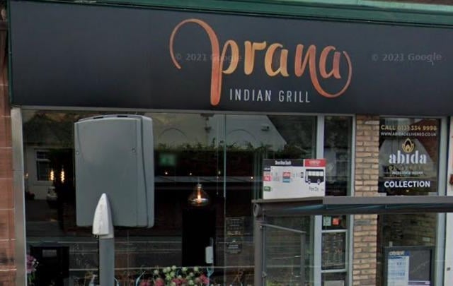 The Prahna Indian Grill on St John's Road comes in at number six and is the best Indian food on the list.