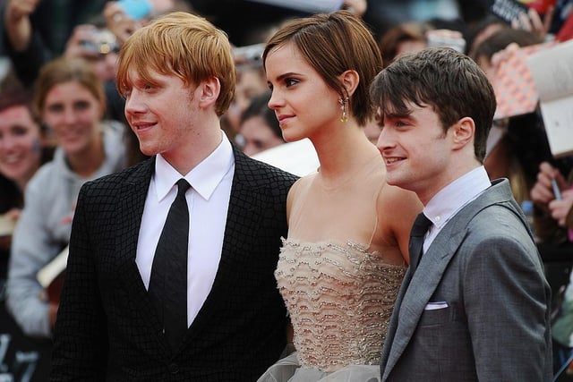 Rupert Grint, Emma Watson and Daniel Radcliffe attend the World Premiere of Harry Potter and The Deathly Hallows - Part 2