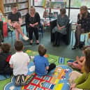 Great British Bake-Off Winner Peter Sawkins led a reading group for local children at Piershill Library today.