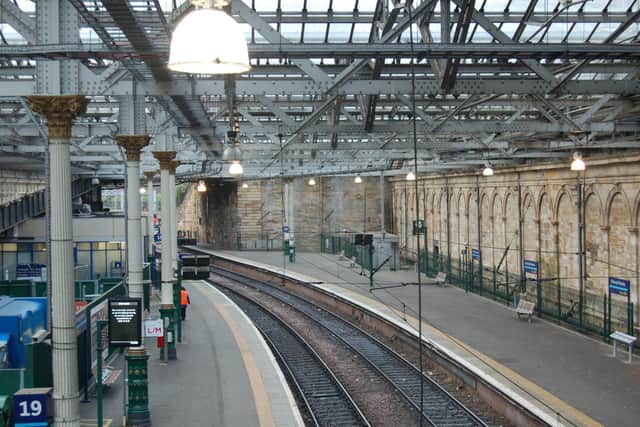 A man is due to appear in court after he was arrested at Edinburgh Waverley (Picture: Lauren Gilmour/PA)