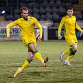 Christian Doidge has netted three goals in his last two games - and coule have had a hat-trick against Queen of the South had it not been for the woodwork