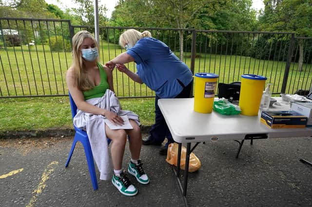 Young people are being urged to get vaccinated against the Covid-19 virus (Picture: Andrew Milligan/PA)