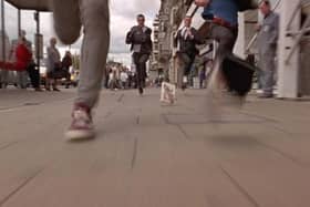 Trainspotting's iconic opening sequence was shot on Princes Street.