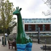 Nessy can be spotted near the Sandport Place Bridge.