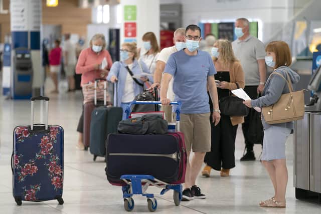 Air passengers have suffered longer delays and more late-notice cancellations than before the pandemic. Picture: Jane Barlow/PA