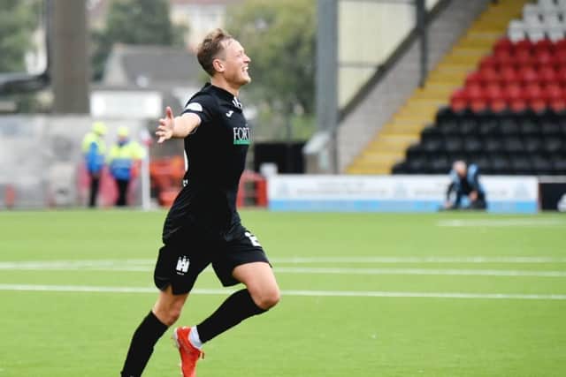 James Craigen was content to pick up a point at Peterhead. Picture: Tommy Lee.