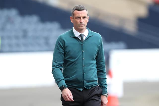 Jack Ross plans to strengthen Hibs following the Scottish Cup final disappointment. (Photo by Ian MacNicol/Getty Images)