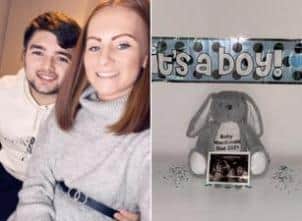 Ami and Ross with their announcement