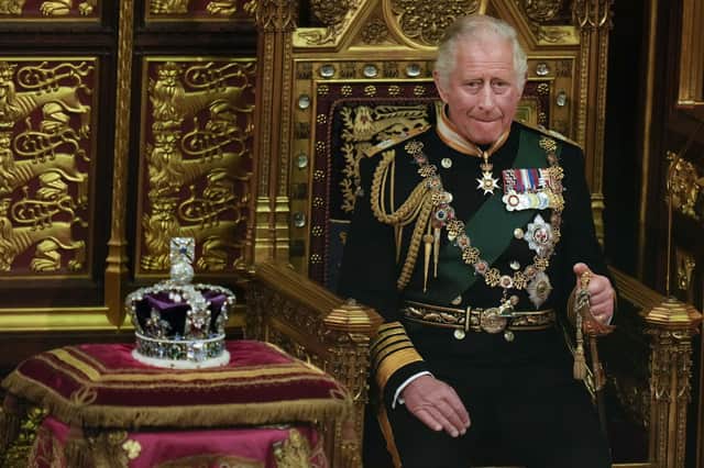 The pageantry of the Queen’s Speech, delivered by Prince Charles, was far removed from the reality of life for many people (Picture: Alastair Grant/WPA pool/Getty Images)