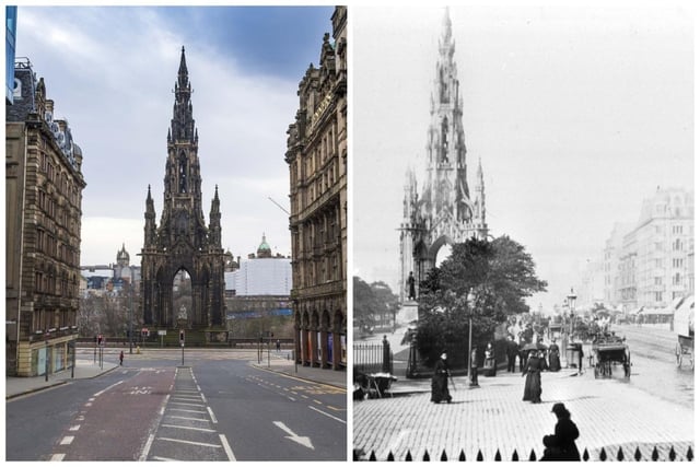The Edinburgh skyline has changed a lot over the past 150 years, however, the Scott Monument has been a constant feature. The 61-metre tower, which honours Sir Walter Scott, opened in 1844 - almost three decades before the first ever edition of the Edinburgh Evening News was published.